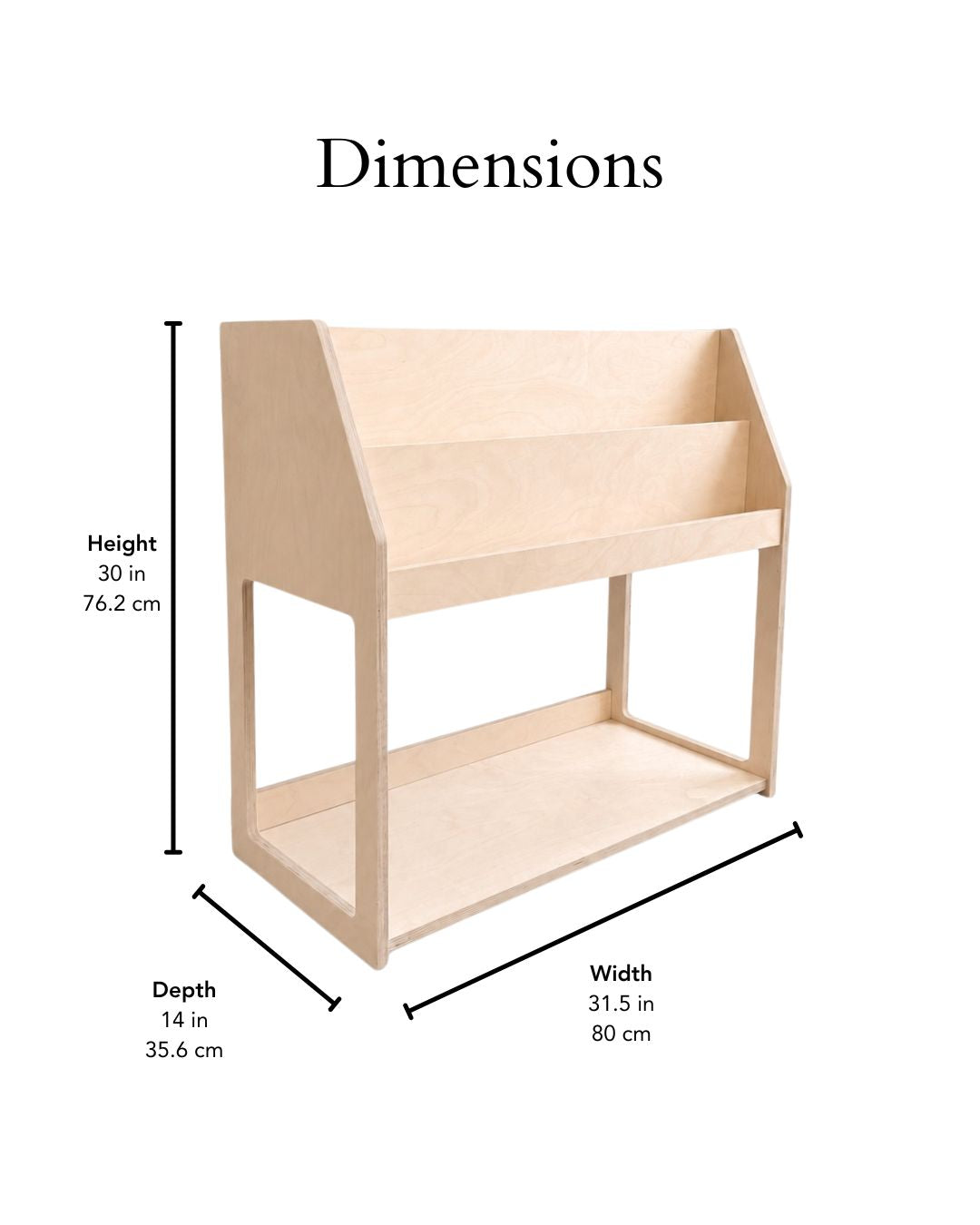 Read & Play Book and Caddy Bookshelf