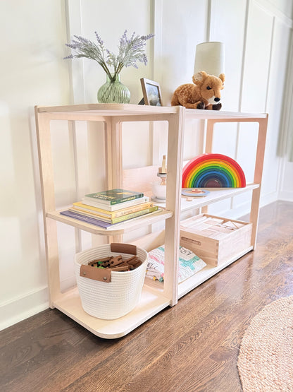 Corner and End Toy Shelf