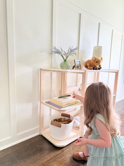 Corner and End Toy Shelf