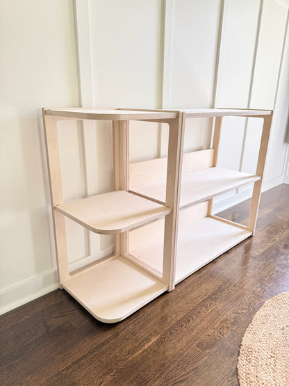 Corner and End Toy Shelf