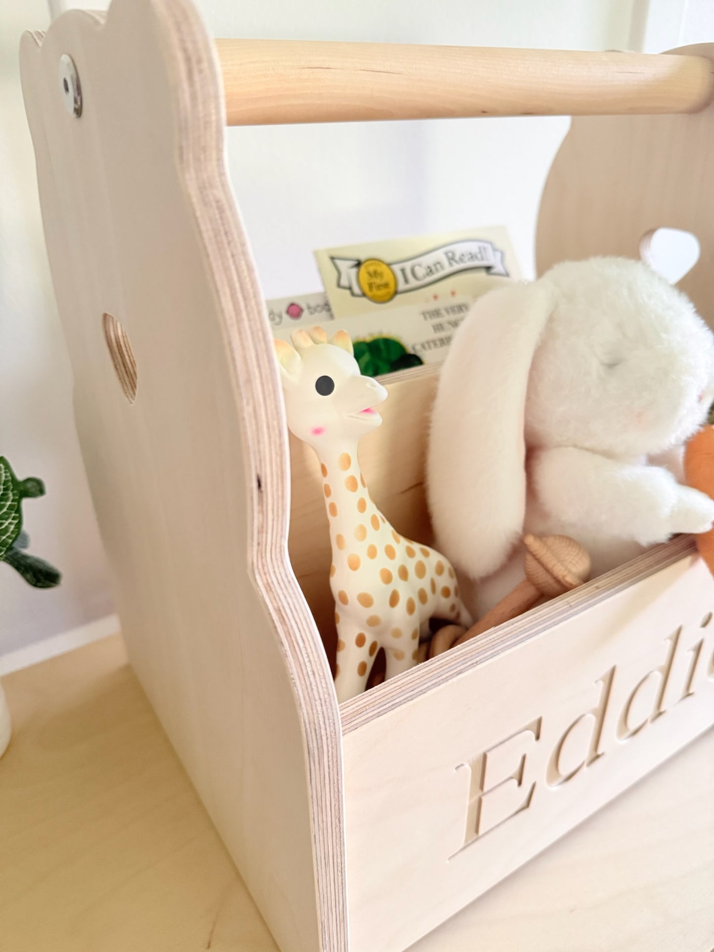 Personalized Book and Toy Caddy Box