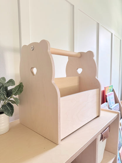 Personalized Book and Toy Caddy Box