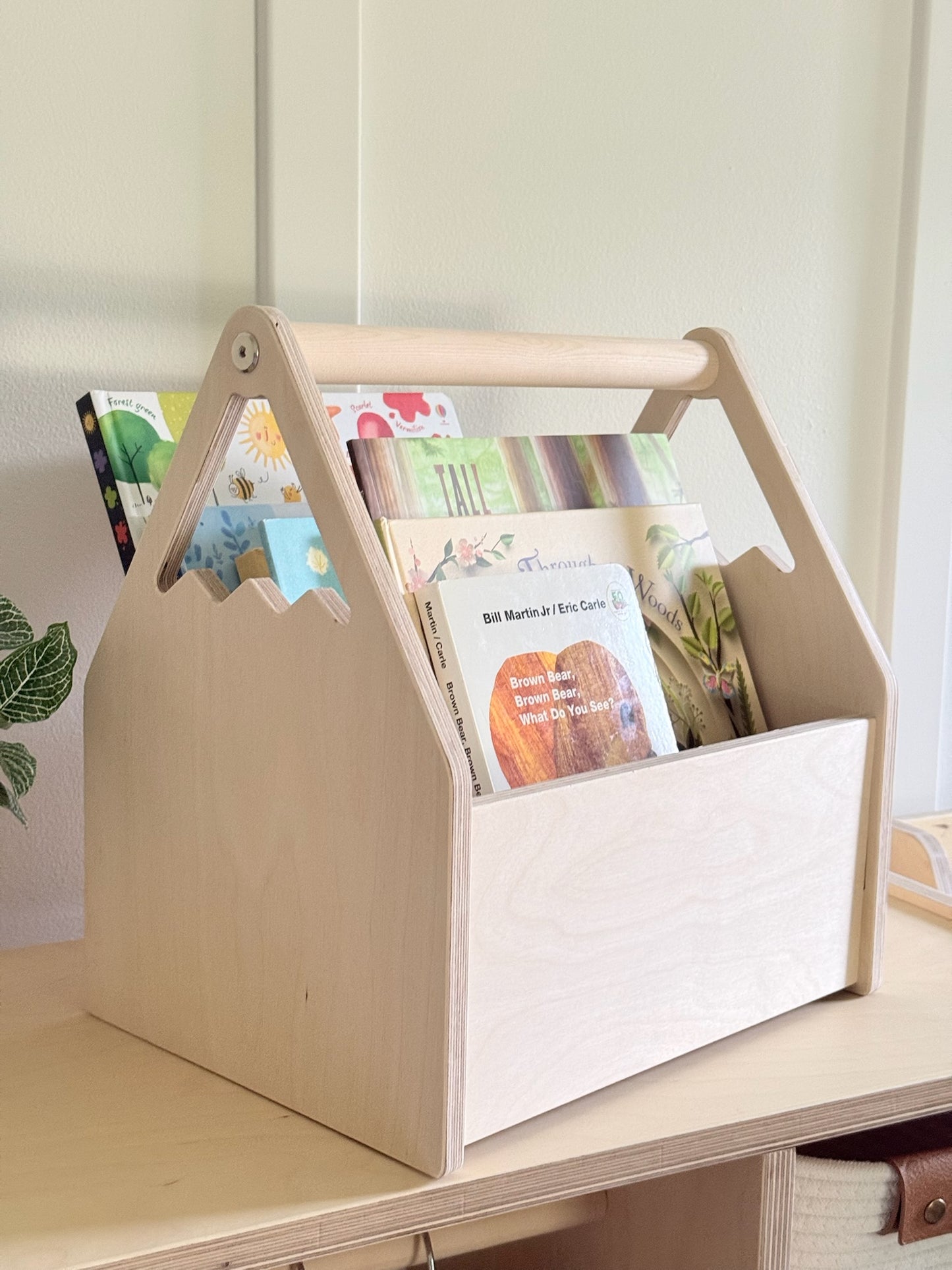 Personalized Book and Toy Caddy Box