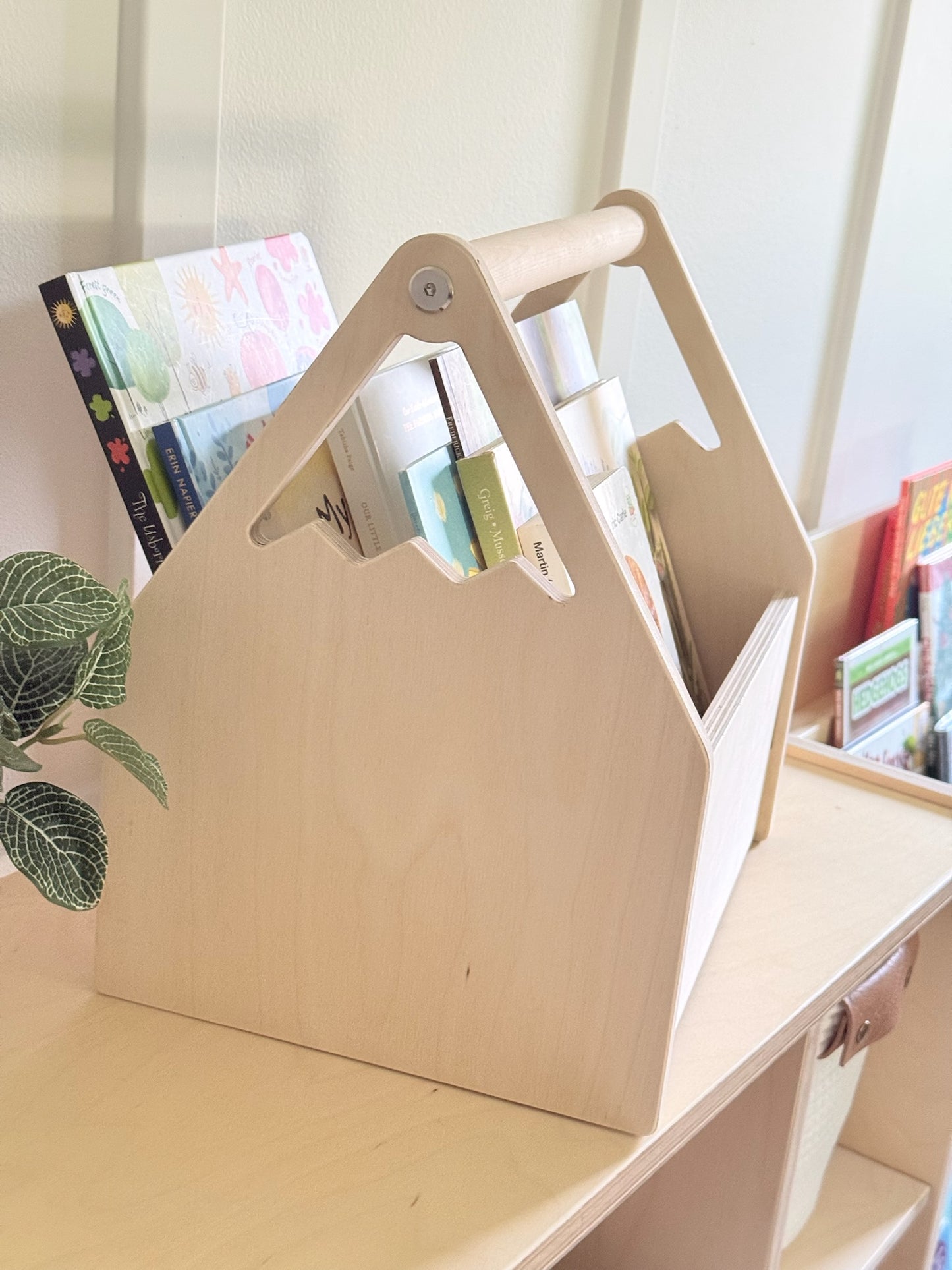 Personalized Book and Toy Caddy Box