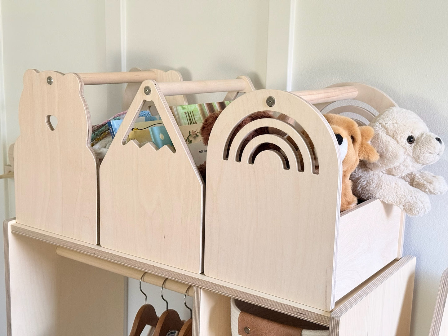 Personalized Book and Toy Caddy Box