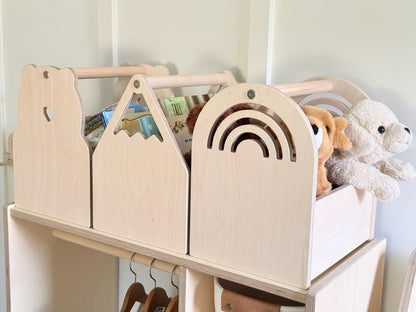 Personalized Book and Toy Caddy Box