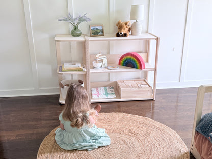 Corner and End Toy Shelf
