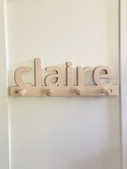Personalized Name Rack